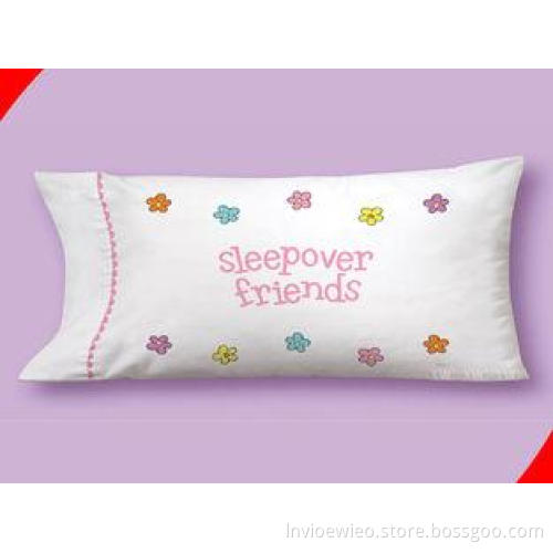 100% Polyester 150 gsm Printed Personalized Pillow Cases wi